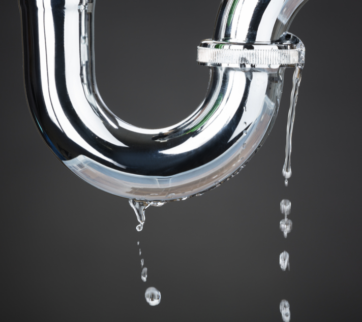 Water dripping from a pipe